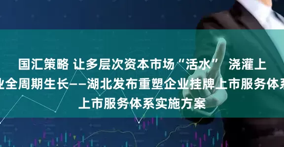国汇策略 让多层次资本市场“活水”  浇灌上市后备企业全周期生长——湖北发布重塑企业挂牌上市服务体系实施方案