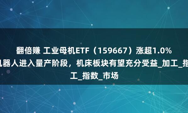 翻倍赚 工业母机ETF（159667）涨超1.0%，人形机器人进入量产阶段，机床板块有望充分受益_加工_指数_市场