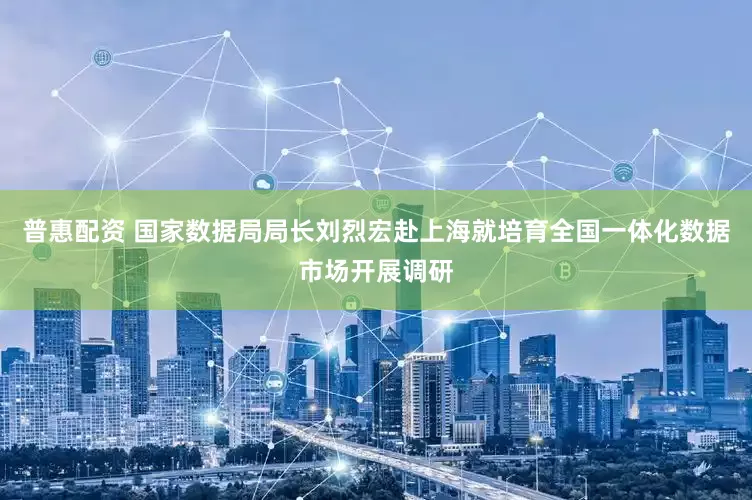 普惠配资 国家数据局局长刘烈宏赴上海就培育全国一体化数据市场开展调研